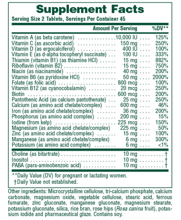 Nature's Plus Ultra Prenatal 90tabs